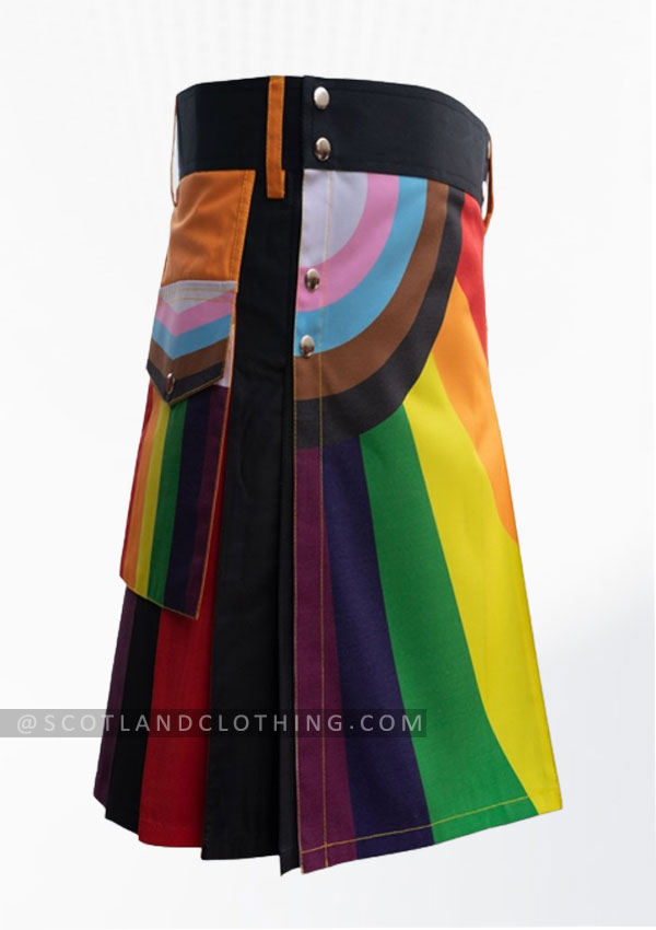 Premium Quality New Fashion Rainbow Kilt For Men Design 9