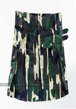 Prémiová kvalita New Woodland Camo Kilt For Men Design 15