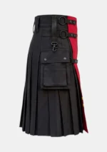 Red and Black Fashion Hybrid Kilt Right