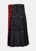 Red and Black Fashion Kilt Left