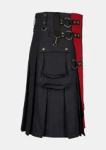 Red and Black Fashion Kilt Right