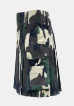 Scottish Modern Camo Kilt Left