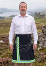 Black Firefighter Utility Kilt