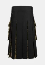 Black Hybrid Tactical Kilt Back