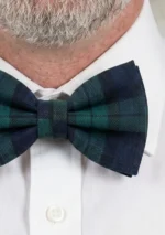 Black Watch Tartan Bow Tie Right Side
