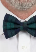 Black Watch Tartan Bow Tie Side