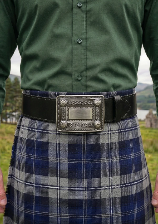 Celtic Knot Kilt Scottish Belt Buckle Antique