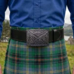 Celtic Lion Rampant Saltire Scottish Kilt Belt Buckle