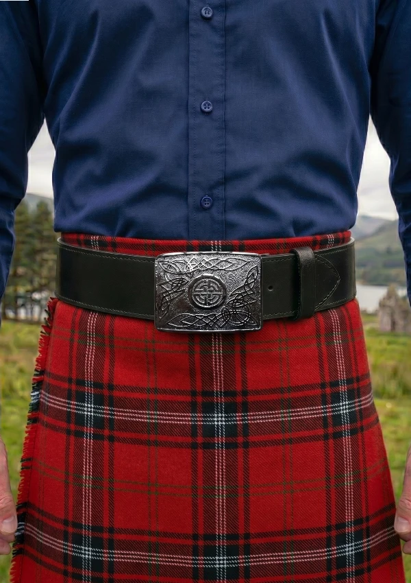 Celtic Swirl Kilt Scottish Belt Buckle