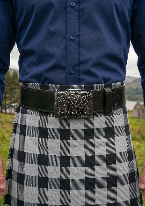 Celtic Weave Scottish Kilt Belt Buckle