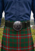 Cross Round Men Scottish Kilt Belt Buckle