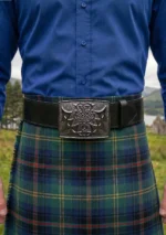 Embossed Thistle Scottish Kilt Belt Buckle