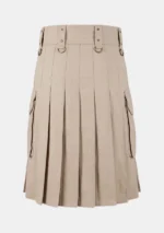Khaki Combat Utility Kilt Back