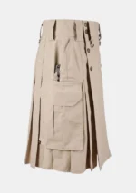 Khaki Combat Utility Kilt Right Side