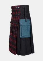 Macdonald Hybrid Tartan Kilt Left