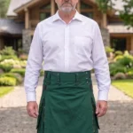 Men's Green Hybrid Utility Kilt