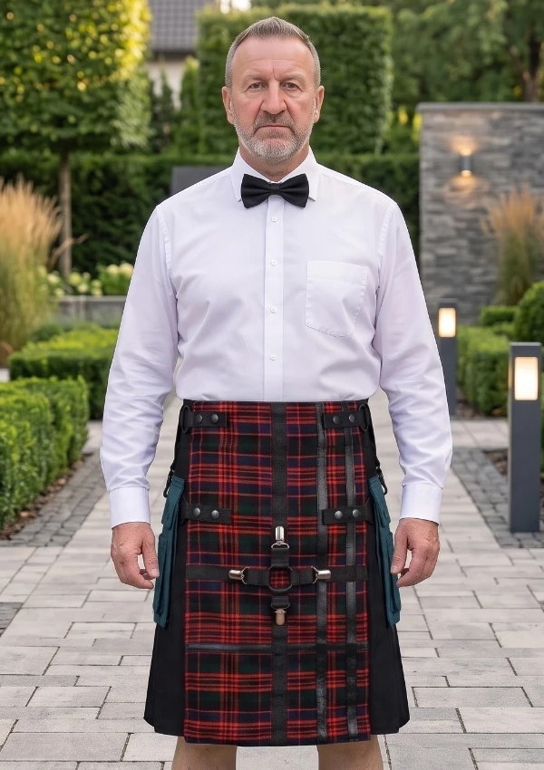 Men's Macdonald Hybrid Tartan Kilt Men's Macdonald Hybrid Tartan Kilt