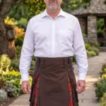 Men's Scottish Brown Hybrid Kilt