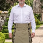 Men's Scottish Khaki Hybrid Utility Kilt