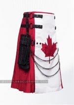 Premium Quality Canadian Flag Hybrid Kilt Design-6