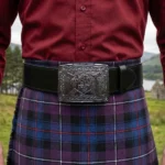 Saltire Lion Rampant Kilt Belt Buckle