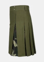 Scottish Brown Hiking Kilt Left