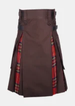 Scottish Brown Hybrid Kilt