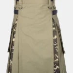 Scottish Khaki Hybrid Utility Kilt