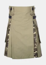 Scottish Khaki Hybrid Utility Kilt