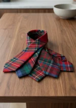 Scottish Mix Tartans Long Tie