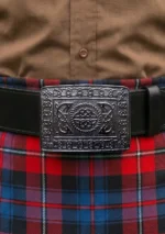 Serpent Celtic Scottish Knot Kilt Belt Buckle Front View