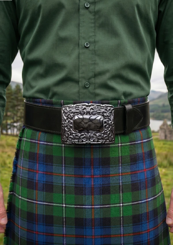 Shamrock Scottish Kilt Belt Buckle