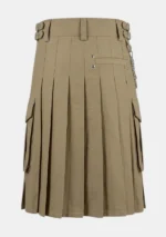 Special Khaki Utility Kilt Back