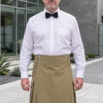 Special Khaki Utility Kilt for Men's
