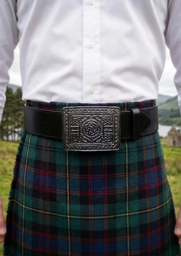 Swirl Designs Kilt Belt Buckle