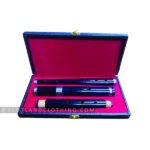 Premium Quality Scottish 4 parts handmade black finish rosewood flute Design 1