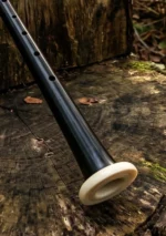 Black Finish Bagpipe Practice Chanter Bottom