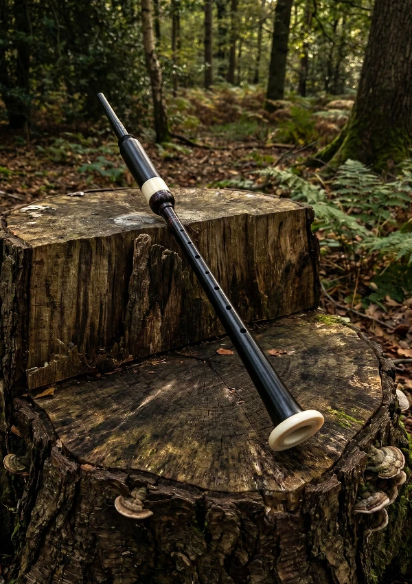 Black Finish Bagpipe Practice Chanter