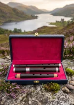 Black Finish Rosewood Flute