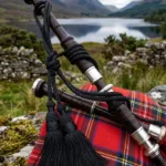 Black Silk Bagpipe Cord