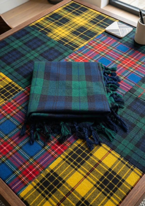 Black Watch Tartan Fly Plaid