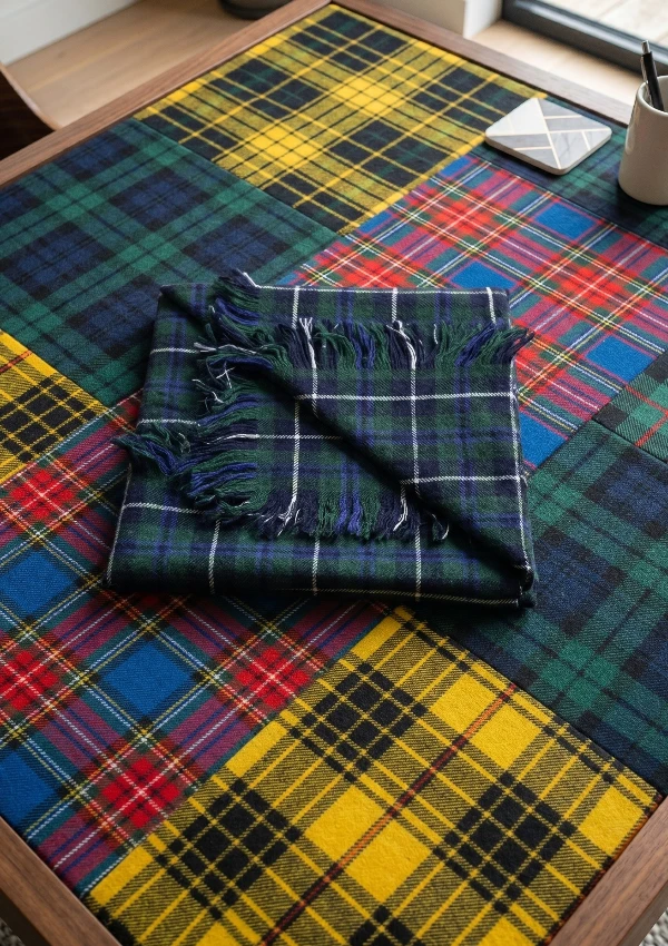 Blue Douglas Tartan Fly Plaid