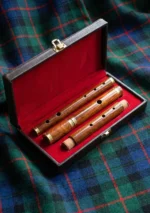 Brown Rosewood Flute Side View