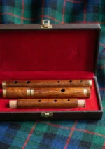 Brown Rosewood Flutes Front
