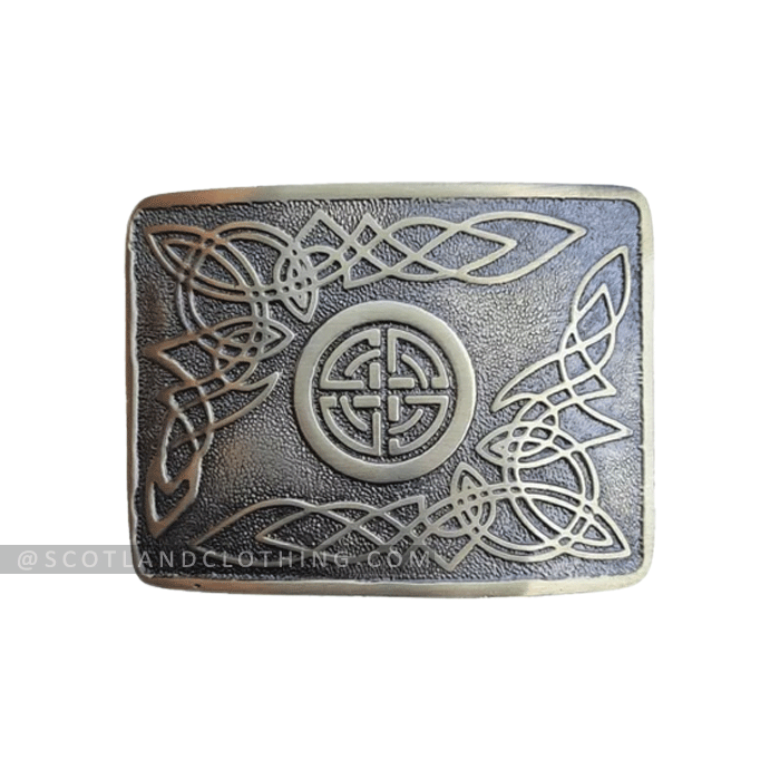 Celtic Swirl Kilt Scottish Belt Buckle Antique Design 90
