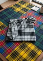 Grey Granite Tartan Fly Plaid