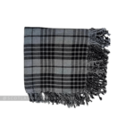 Hochwertiges schottisches Hamilton-Grau-Tartan-Fliegenkaro-Design 12