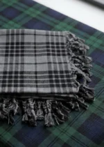 Hamilton Grey Tartan Fly Plaid Right