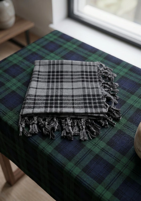 Hamilton Grey Tartan Fly Plaid