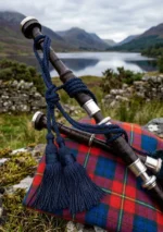 Navy Blue Silk Bagpipe Cord